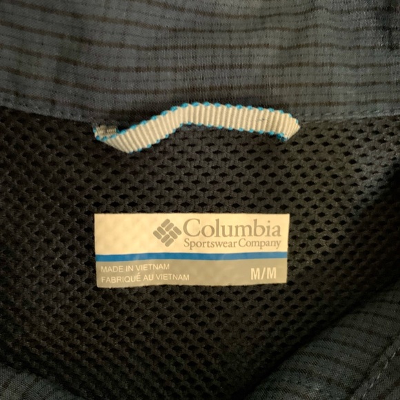 Columbia men’s button-down shirt, blue size M EUC - Picture 3 of 6